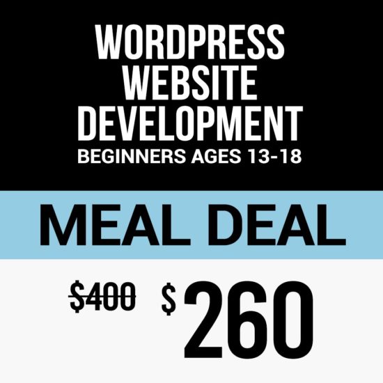 WordPress Website Development for Beginners Meal Deal